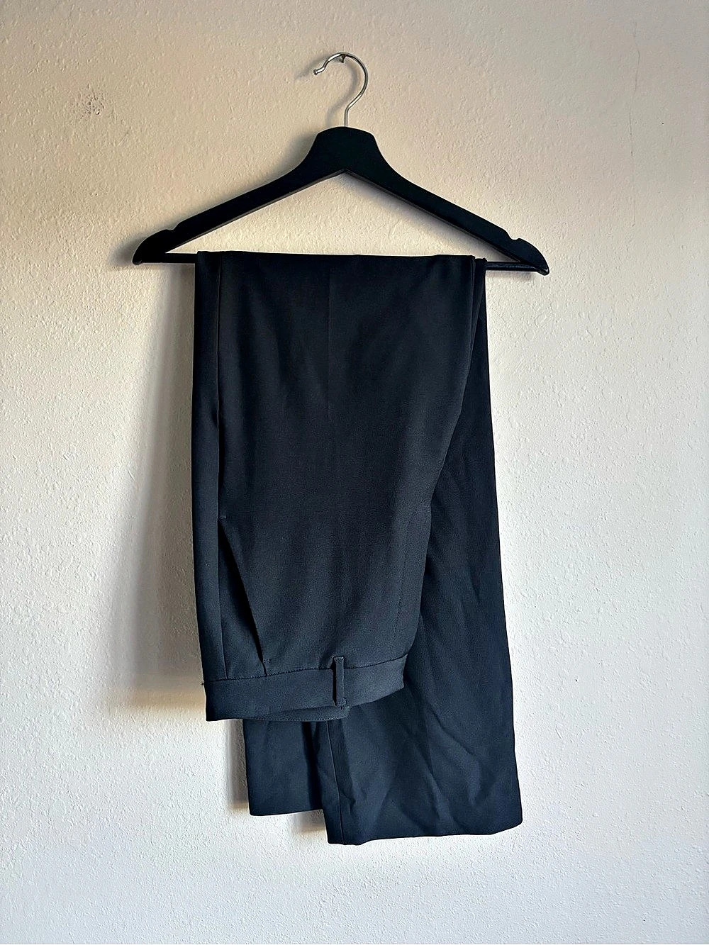 Banana Republic Sculpted Stretch Straight Leg Trousers in Black Size 4